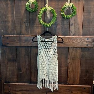 Blu Pepper Crochet Tank Top